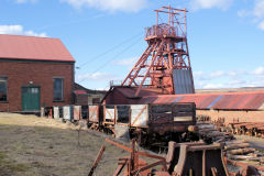 Big Pit standard gauge wagons, March 2010